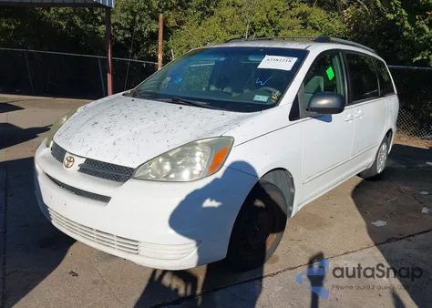 2005 Toyota Sienna Le z USA, uszkodzony, nr VIN 5TDZA23C95S289812